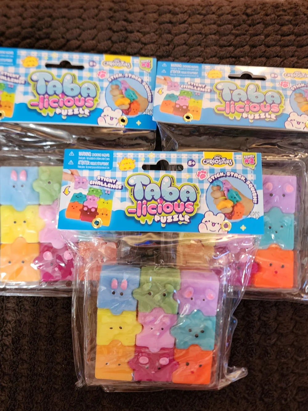 3 - Taba-licious Puzzle Stackable Animal Blocks - Multicolor